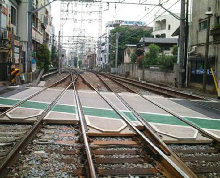 分岐部ボーダン踏切